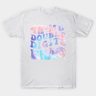 In my Double Digits Era 10th Birthday Girl Party 10 Year Old T-Shirt T-Shirt